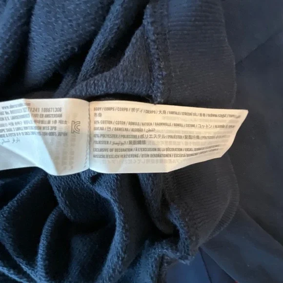 Hollister & Abercrombie Fitch‎ Blue Sweatshirt Size S Cozy Fleece Lined - Picture 8 of 8